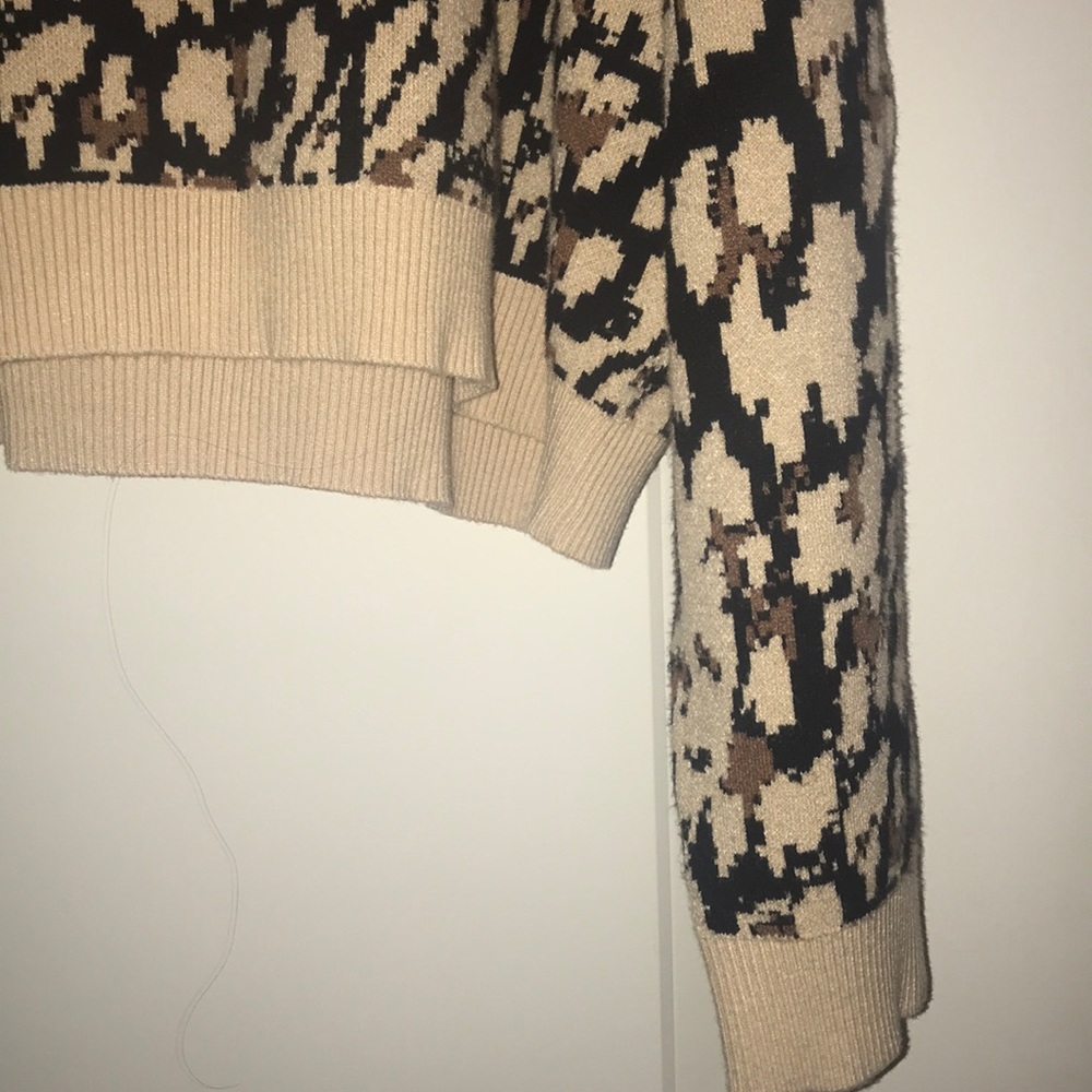 Leopard Print Sweater - Picture 2 of 3
